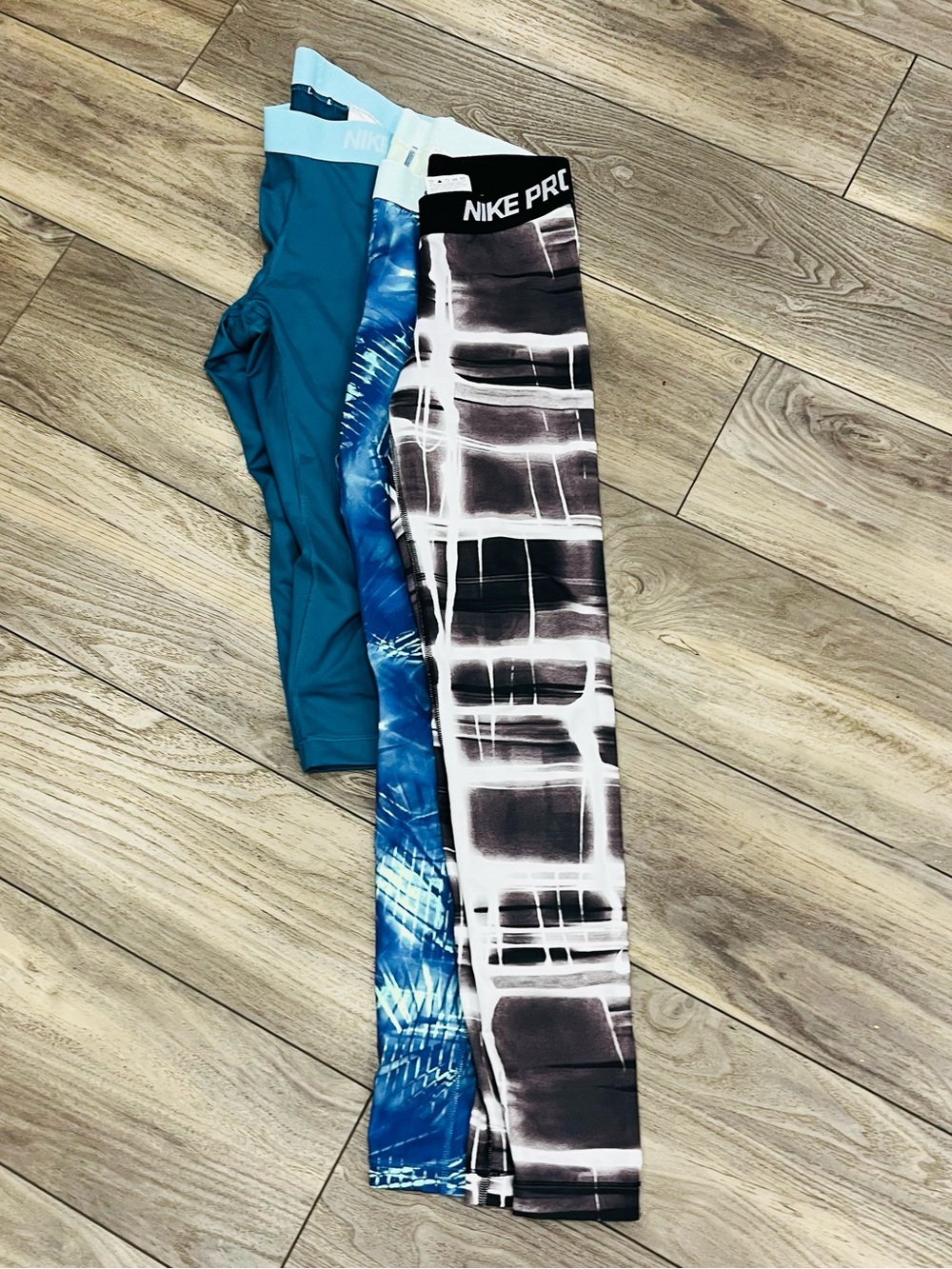 Nike Pro Dri-Fit Workout Pants and Capri Bundle of 3